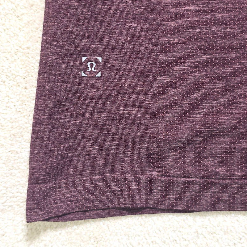 Lululemon Metal Vent Tech 2.0 Long Sleeve Shirt M Red Dust Arctic Plum Maroon gallery