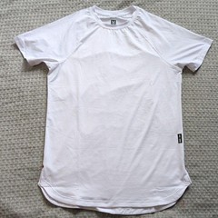 ASRV Shirt Mens Medium White Aerosilver Short Sleeve Performance Tee 0660