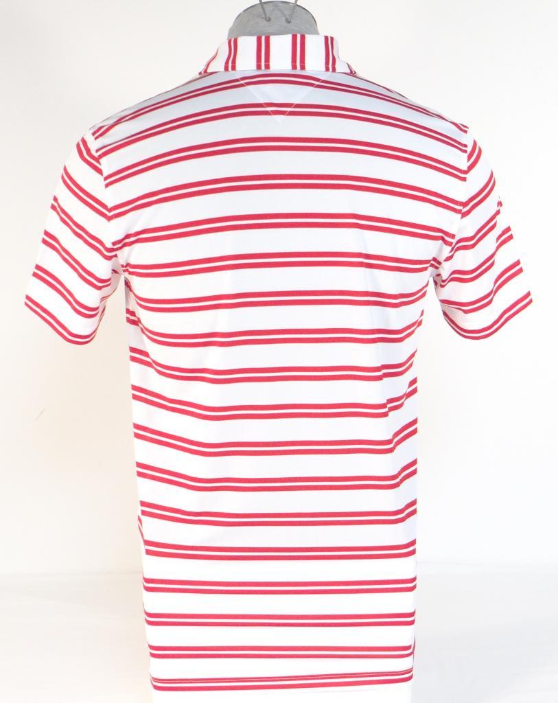 Tommy Hilfiger Golf Red & White Short Sleeve Polo Shirt Mens NEW gallery