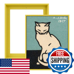 FOLKOR Floating Frame for 12×16 Canvas Paintings, 2 Pack Square Floater Frames w