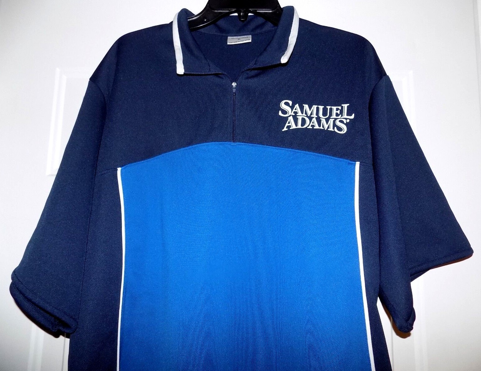 SAMUEL ADAMS BREWER PATRIOT Sam Adams Beer Beers Brewing Jersey Shirt Men's XL gallery