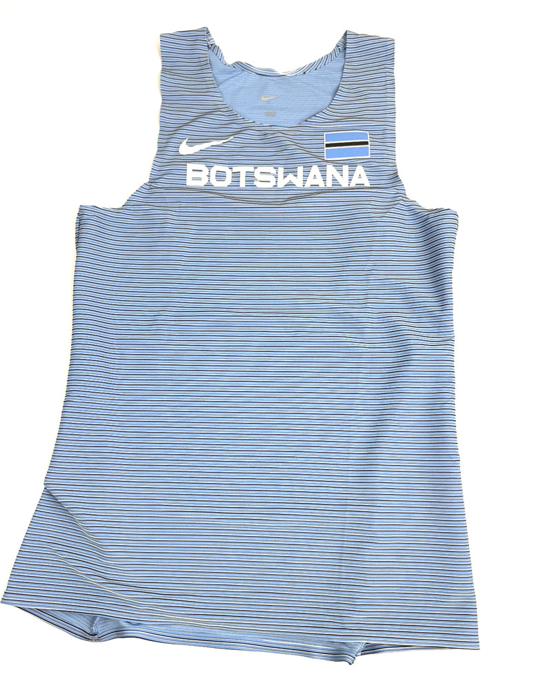 Nike Dri-FIT Pro Elite Team Botswana Running Track Top Blue Men Sz L CI6295-412