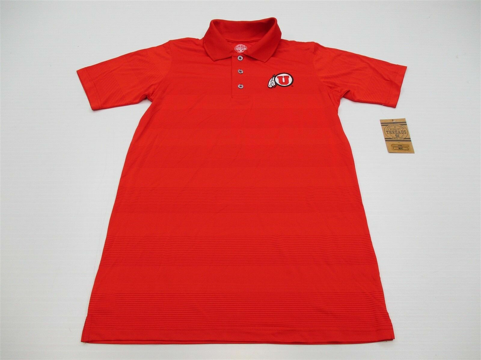 RIVALRY THREADS Polo Shirt Men's Size S Red Team New gallery