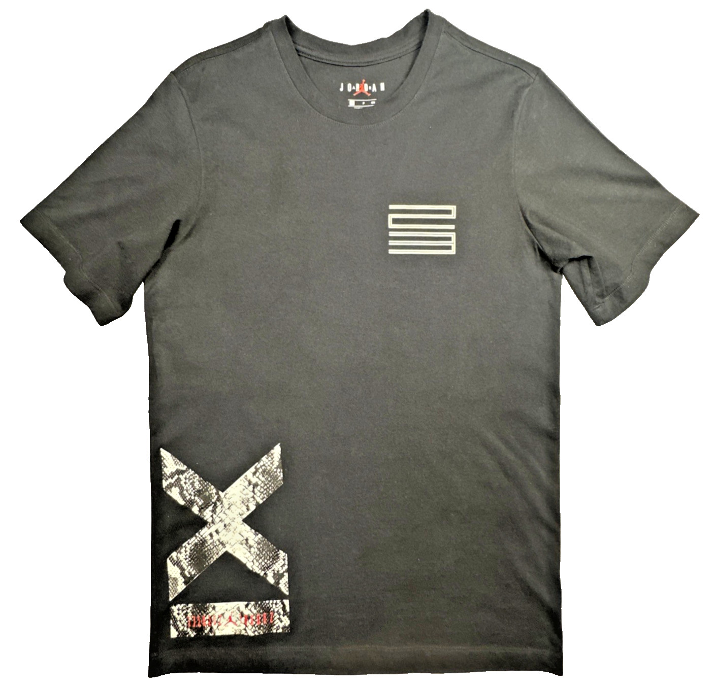 Nike Air Jordan Legacy AJ11 Retro Snakeskin Men's T-Shirt Size Small Big Logo gallery