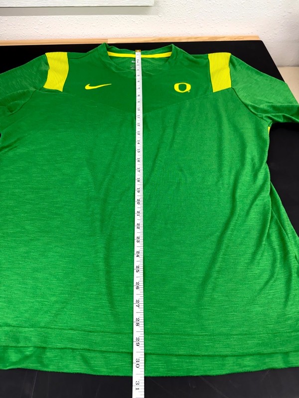 Nike Oregon Ducks On Field Training Shirt Green DJ4906 Men's Sz XL (slim fit) gallery