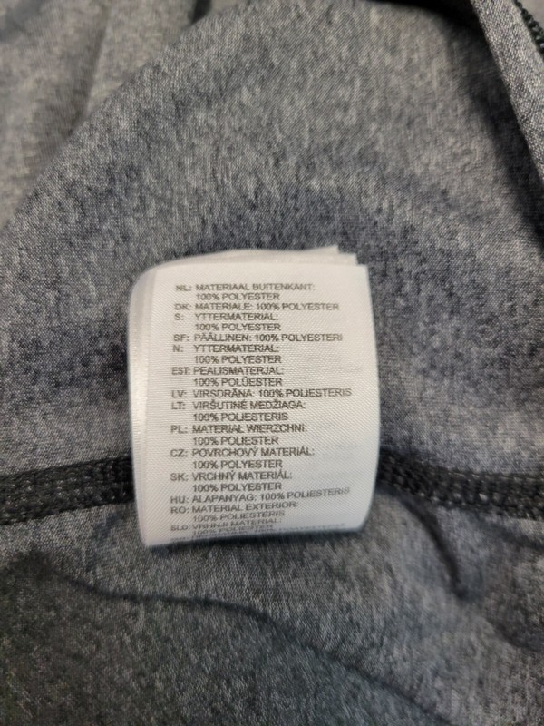 Adidas Quarter Zip Pullover Men's XL X-LARGE Silver Gray CLIMALITE Running Gym gallery