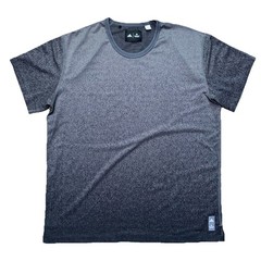 Adidas Reigning Champ Shirt Mens XL Gray Gradient Ombre Stretch Performance Tee