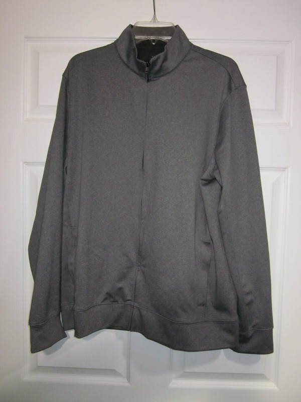 APT. 9 FULL ZIP GRAY ACTIVE JACKET, MENS LARGE, # 595WH HEIQ SMART TEMP gallery