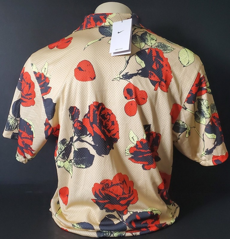 Nike Sportswear Rose City Top, Beige/Red/Black, Size S gallery
