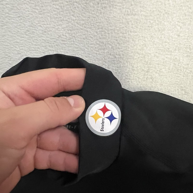 Nike Pittsburgh Steelers NFL On-Field Dri Fit Long Sleeve Mock Neck XL Black gallery