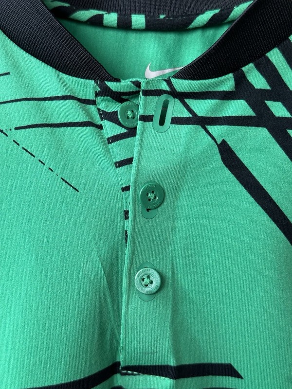 Nike RF 2017 Indian Wells Miami Tennis Polo T-Shirt Roger Federer Nadal Green XS gallery