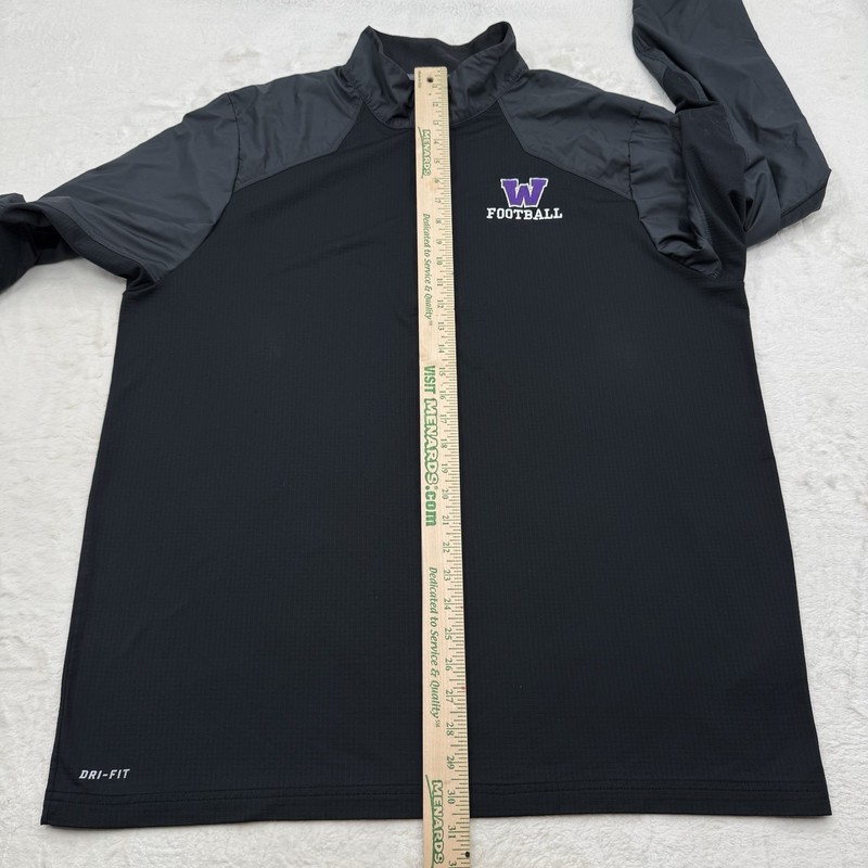 Nike Dri-Fit Men’s Hybrid 1/4 Zip Pullover Washington Huskies Football Size XL gallery