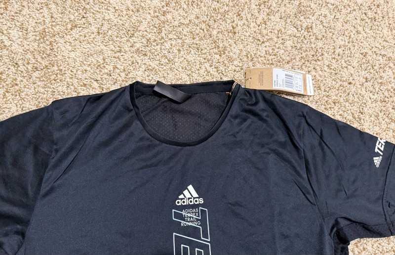Adidas Terrex Short Sleeve Agravic Trail Running Shirt Black Size XS gallery