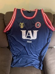 Box Lunch Basketball Jersey – My Hero Academia , All Might, Blue, XL