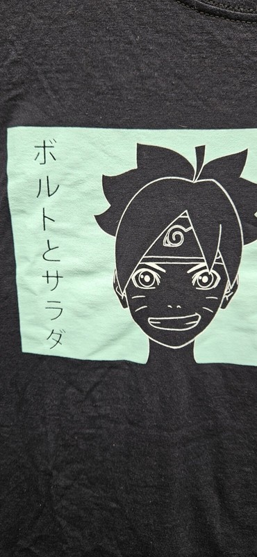 Boruto & Sarada Naruto Graphic Mens Unisex T-Shirt Size L Anime gallery