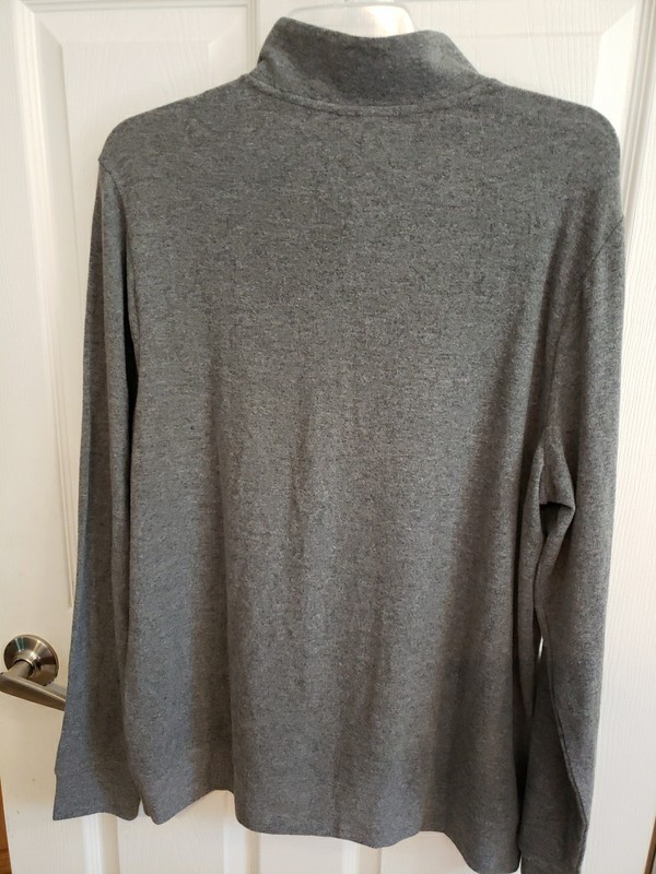 32 Degrees Heat 1/4 Zip Heathered Grey Men's Pullover, Size L Large NWT gallery
