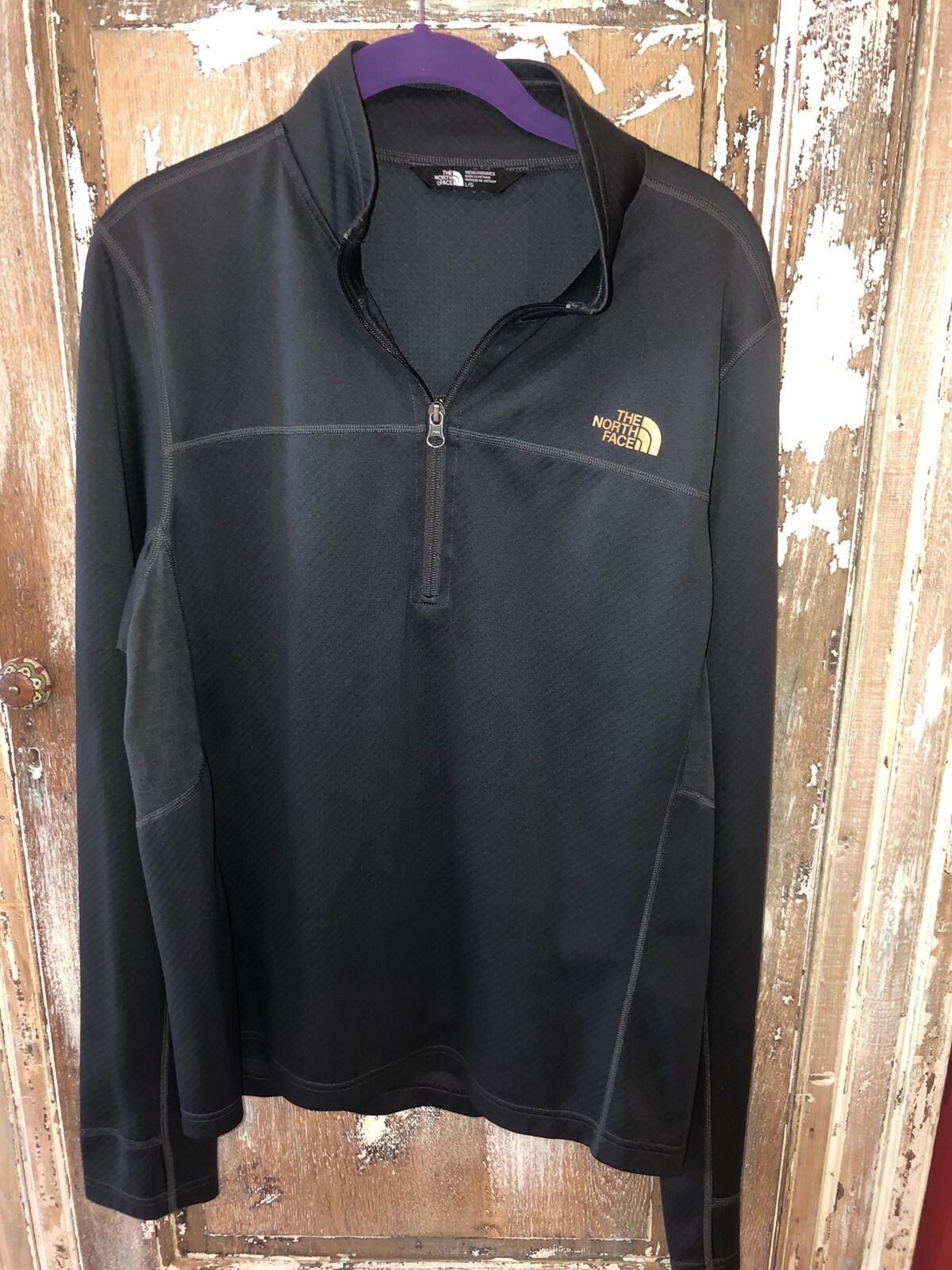 The North Face 1/4 Zip Flash Dry Outdoor Pullover Shirt Long Sleeve Size L gallery