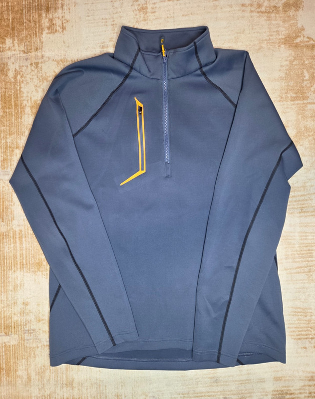 Sunice Golf Pullover Mens Large Blue Gray Quarter Zip Hiking Watre-repellent gallery