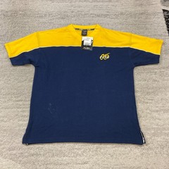 Vintage FUBU Jersey Large Blue Yellow Dazzle 05 Basketball Y2K Embroidery 90s