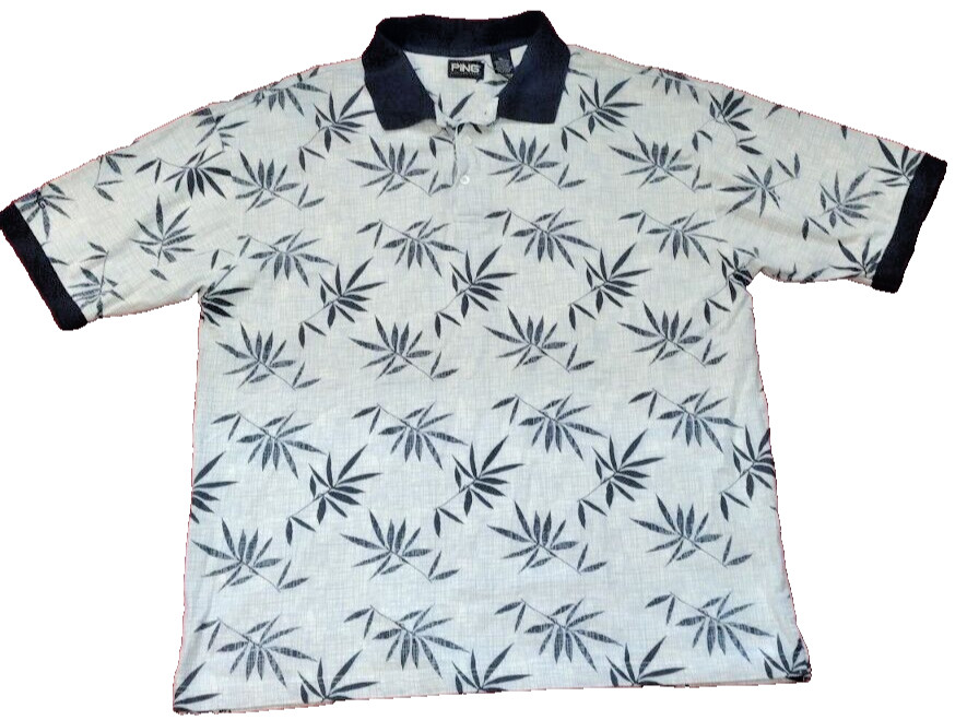 Ping Collection Men's 3 Button Front Short Sleeve Polo Shirt Size XL gallery