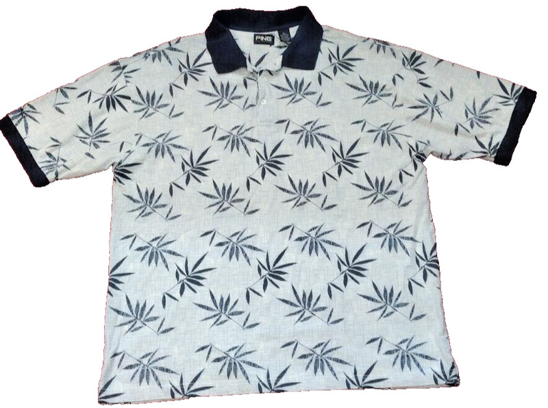 Ping Collection Men's 3 Button Front Short Sleeve Polo Shirt Size XL gallery