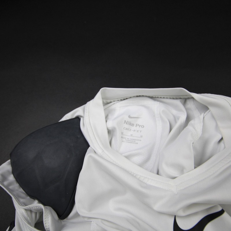 Nike Pro Padded Compression Top Men's White Used M gallery