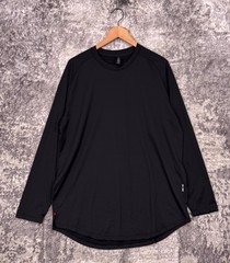 ASRV Silver Lite 2.0 Long Sleeve Shirt XL Mens Black Training Gym