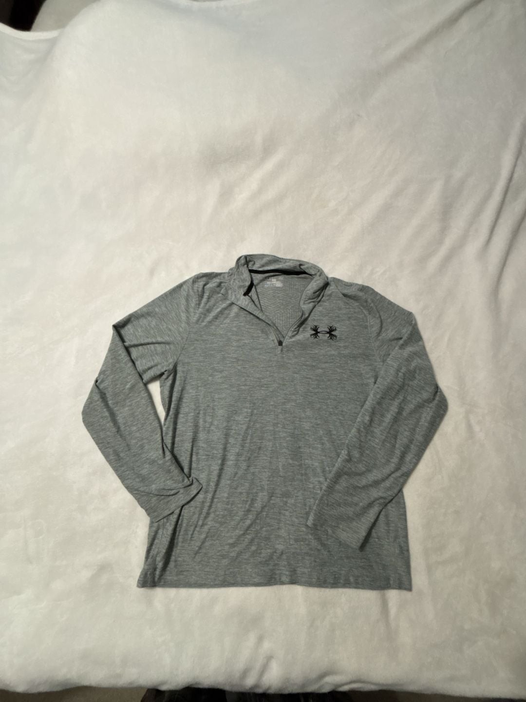 Under Armour ColdGear Fitted 1/4 Zip Performance Pullover Large gallery
