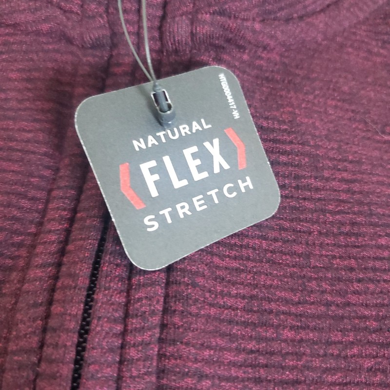 Van Heusen Men's Knit Pullover Size M Burgundy 1/4 Zip Long Sleeve NWTG gallery