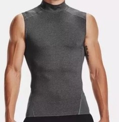 UNDER ARMOUR HeatGear Comp Mock Sleeveless Sz XL Men’s Compression Top 1361521