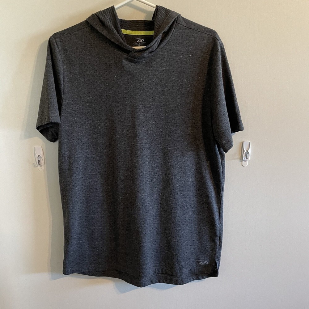 “Pro Player” Mens Medium Short Sleeve Hooded T-Shirt 14% Cotton 85% polyester