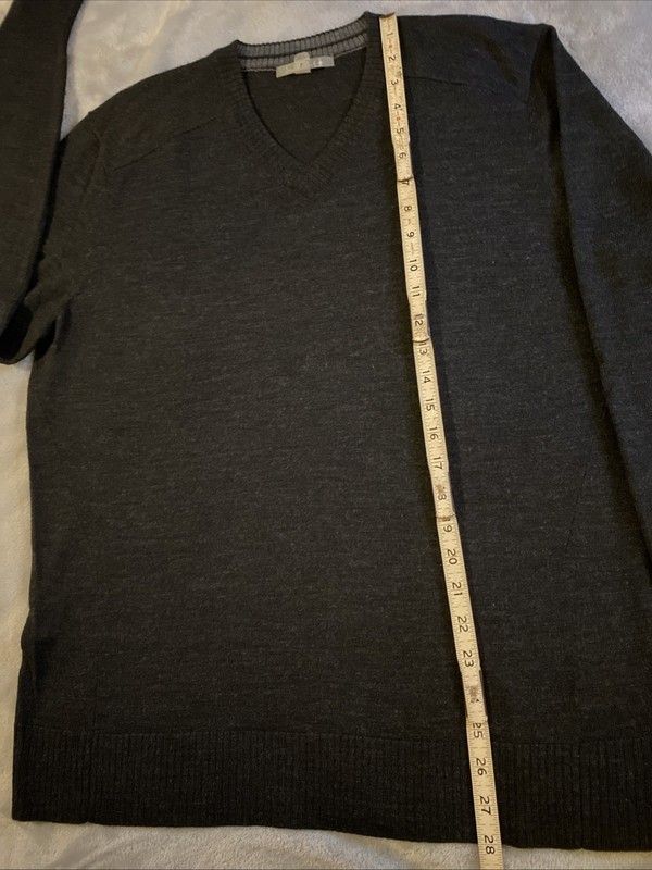 Smartwool Men's Merino Wool Blend V-Neck Long Sleeve Black Large Pullover NWOT gallery
