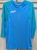 NEW Men's Size Medium Hoka One Glide 3/4 Sleeve Running Shirt Blue/Green 1123726 gallery