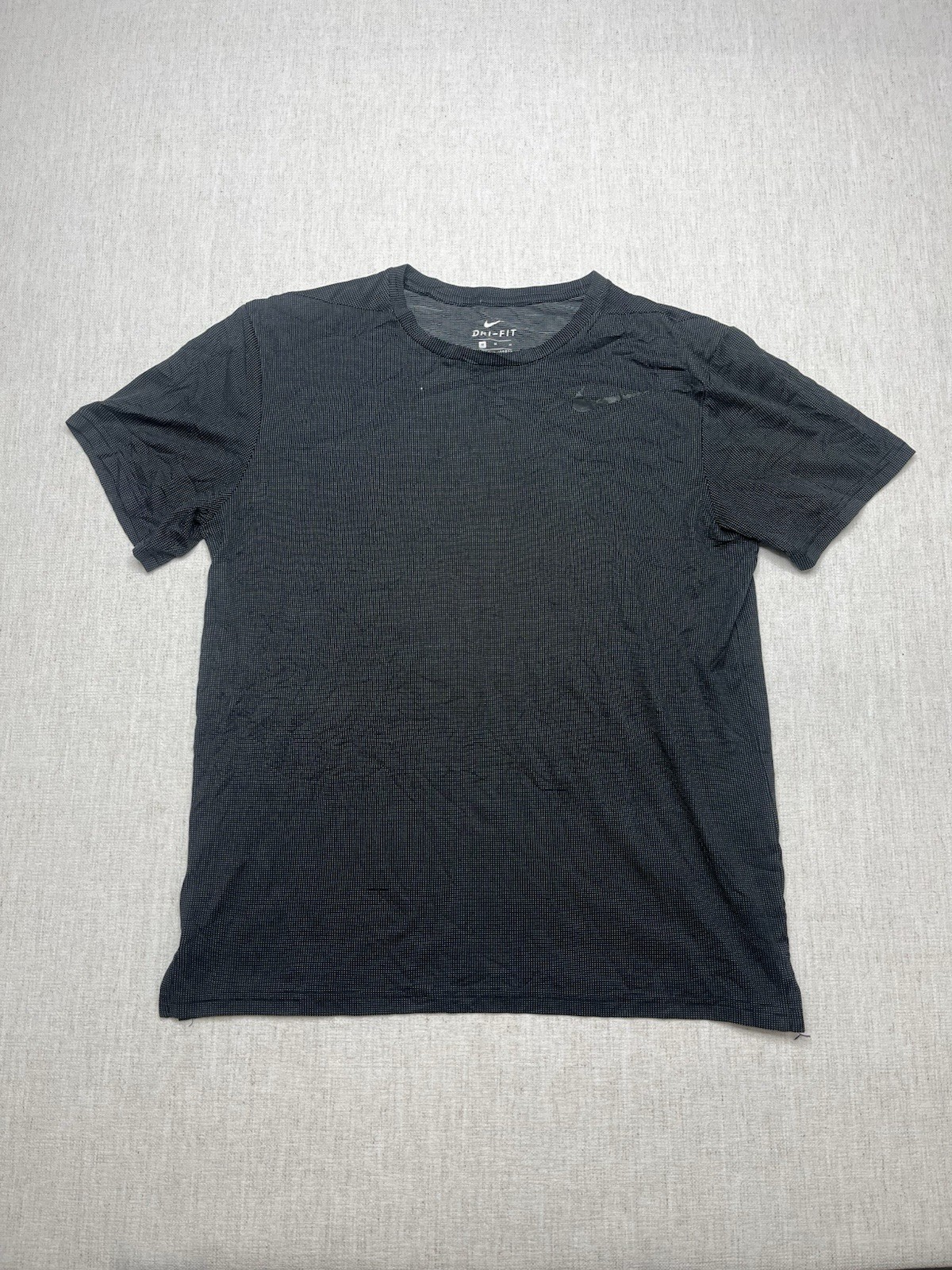 Nike Dri Fit Black White Spotted T Shirt Medium gallery