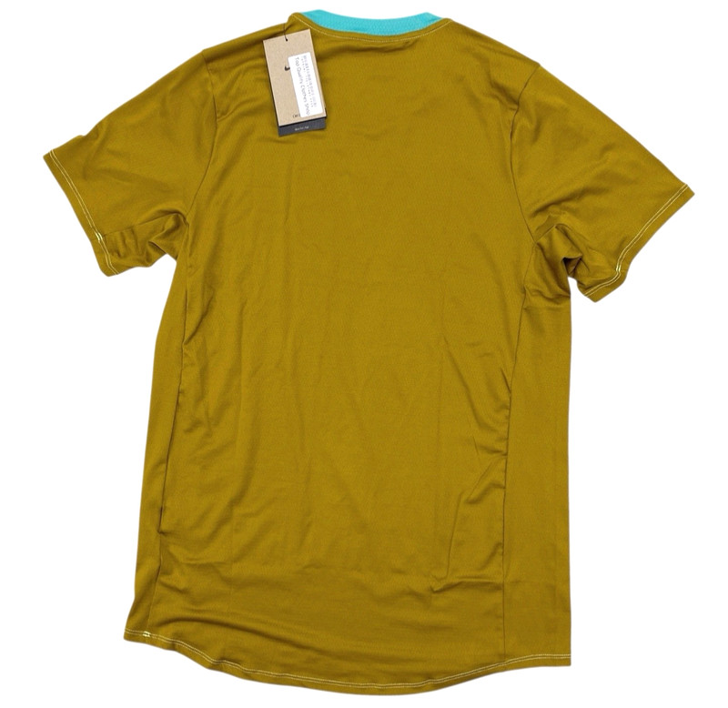 Nike Court Dri-Fit Advantage Tennis Mens Shirt Green Slim Fit DR6548-716 Size XL gallery