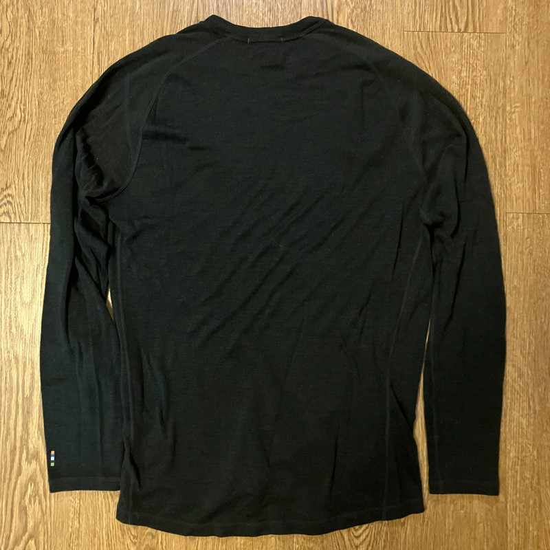 Smartwool Merino 250 Baselayer Shirt Mens Large Black Long Sleeve Hiking Camping gallery