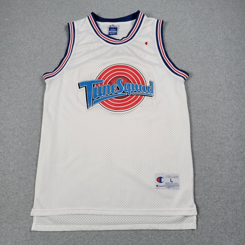 Vintage Michael Jordan Space Jam Basketball Jersey Men Large Champion Tune Squad gallery