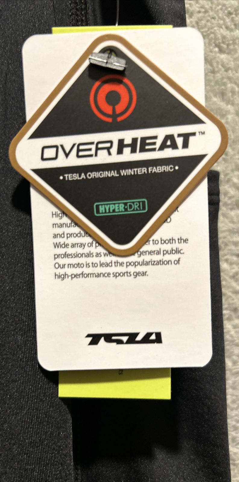 NWT TSLA Compression Pant Set Black OVERHEAT HYPER DRI thermal Men 2XL gallery