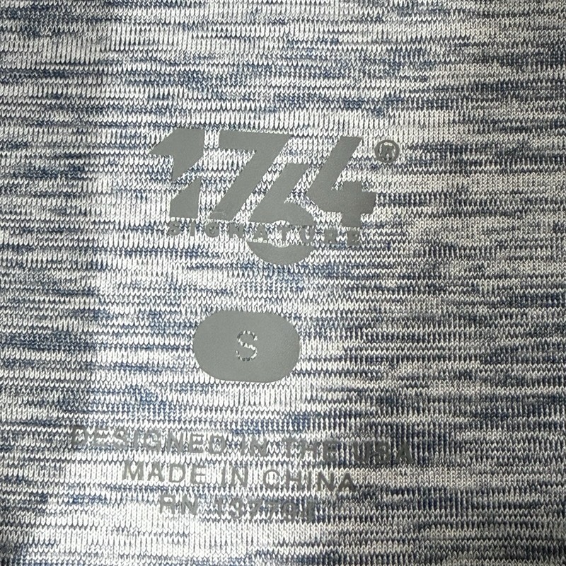 1764 Golf Shirt Mens Small Julien 1/4 Zip Pullover Mock Neck Signature Blue NWOT gallery