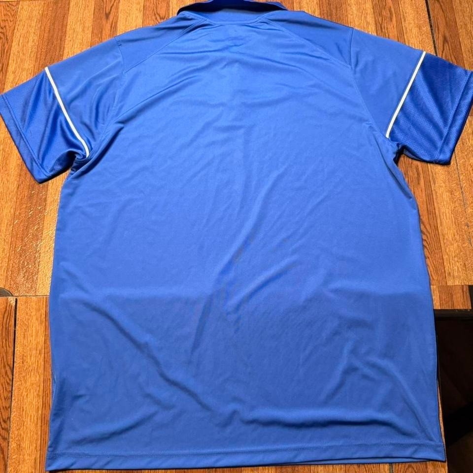 Nike Blue Dri-Fit Retro Tech Sportswear Golf Polo Button Shirt XL gallery