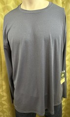2XL Eastern Mountain Sports EMS TECHWICK Essential Peak WICKING GRAY Shirt NWT