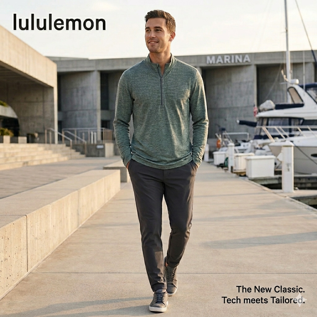 Lululemon Metal Vent Tech 1/2 Zip 2.0 Green Tidewater Teal Mens Medium Running gallery