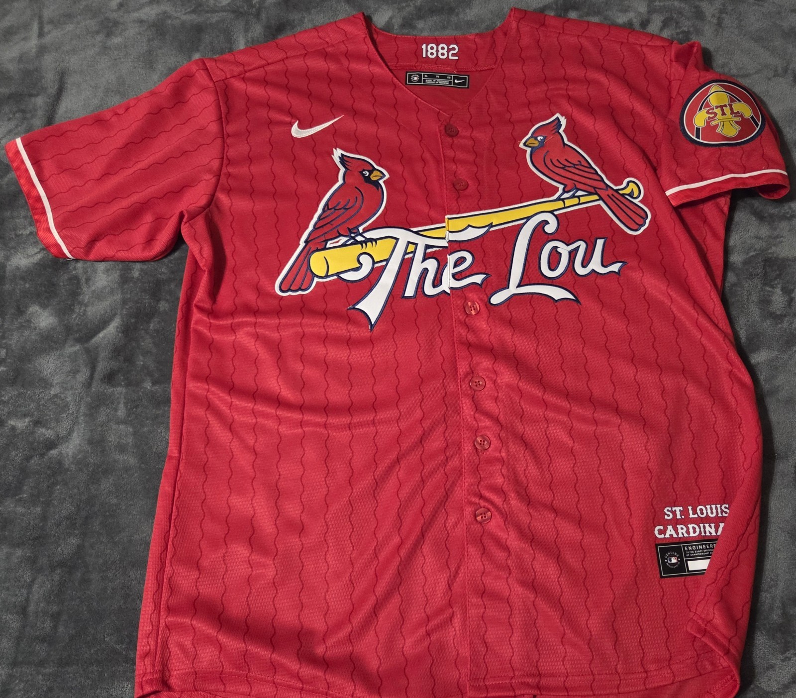Fast Free Shipping! Large JJ Wetherholt St Louis Cardinals Stitched Jersey 26 gallery