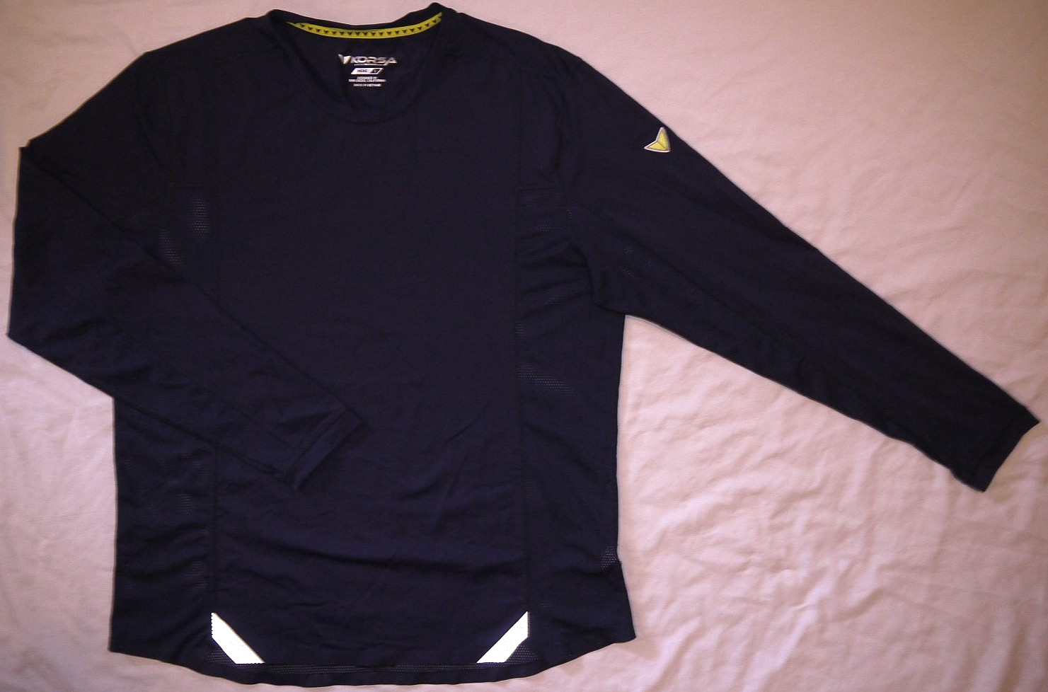 Mens EUC Blue KORSA by Roadrunner Technical Training Running L/S Shirt size L gallery