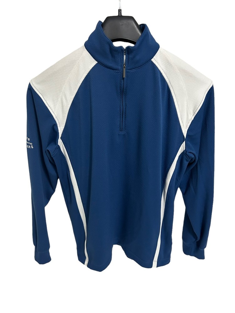 Nike Sphere Dry 1/4 Zip Golf Pullover Size Medium Long Sleeve Blue