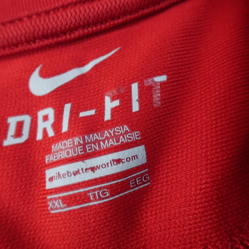 Nike Tank Top Mens 2XL Red Dri FIT Sleeveless Jersey Shirt Basketball Gym Swoosh gallery