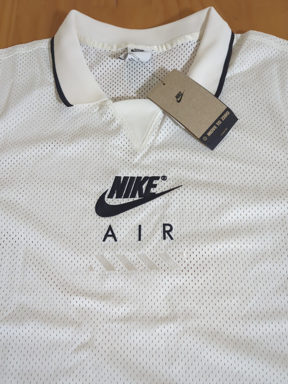 Nike Air Oversized Men's Polo Lifestyle Jersey Large L Streetwear New NWT HJ0303 gallery