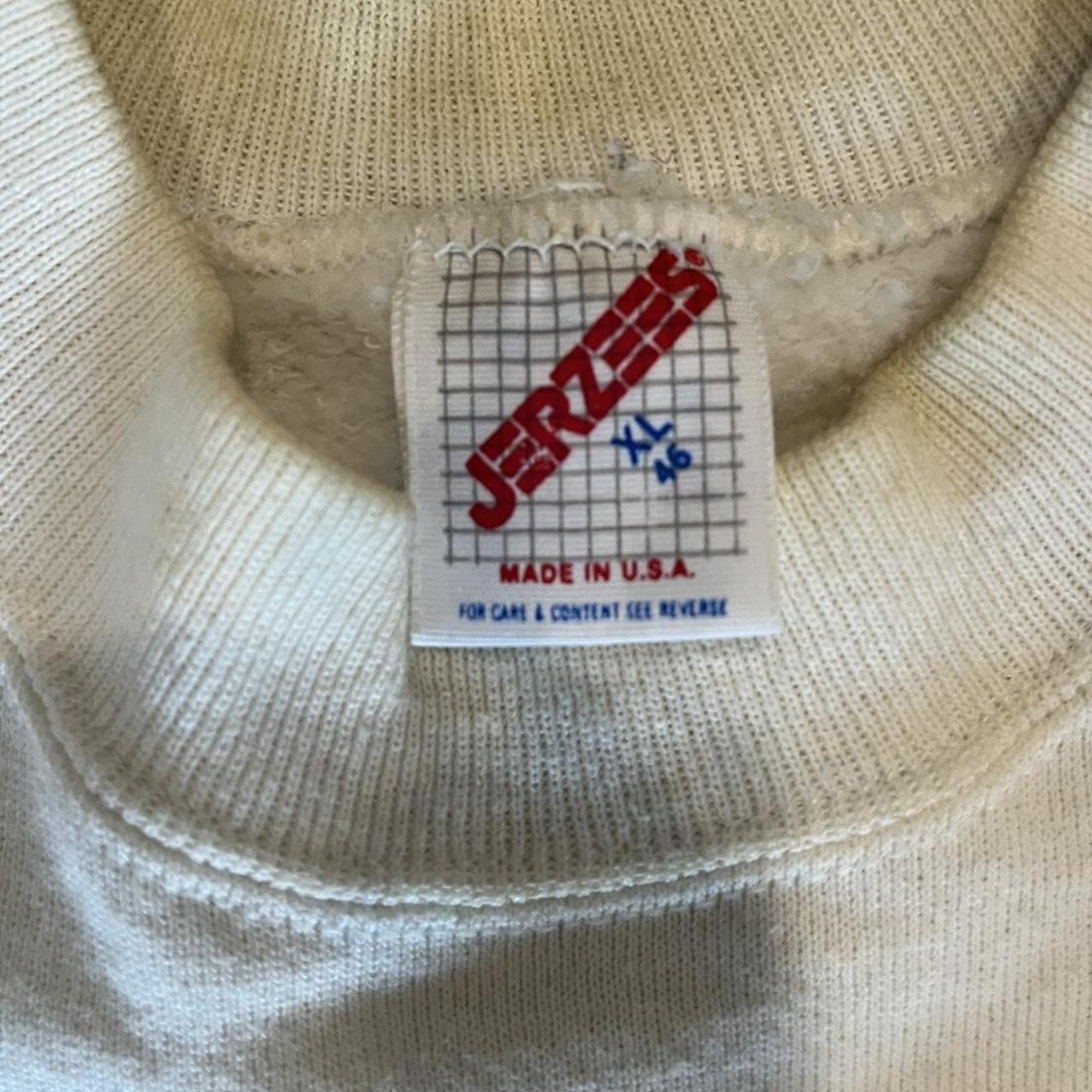 Jerzees Men's Cream and White Sweatshirt gallery