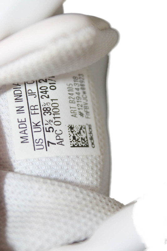 Adidas Women's Leather Lace Up Rubber Sole Trainer Sneakers White Size 7 gallery