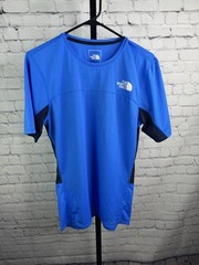 The North Face Sunriser Hiking T-Shirt Mens Medium Short Sleeve Summit Blue $50